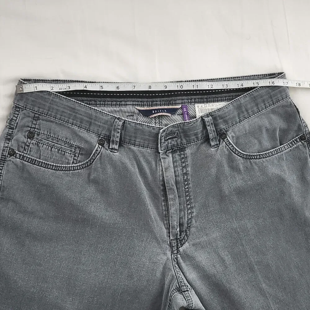 Hiltl Dude Men's Contemporary Fit Denim Straight Leg Jeans Gray Size 36/34 - Picture 3 of 12